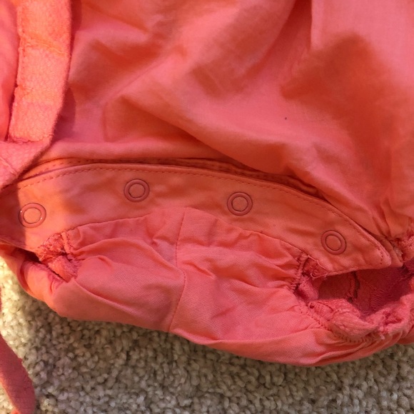 Janie and Jack lace romper, 12-18 months, snap closure bottom, buttons on strap - Picture 9 of 13